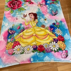 Colorful Princess Floral Blanket